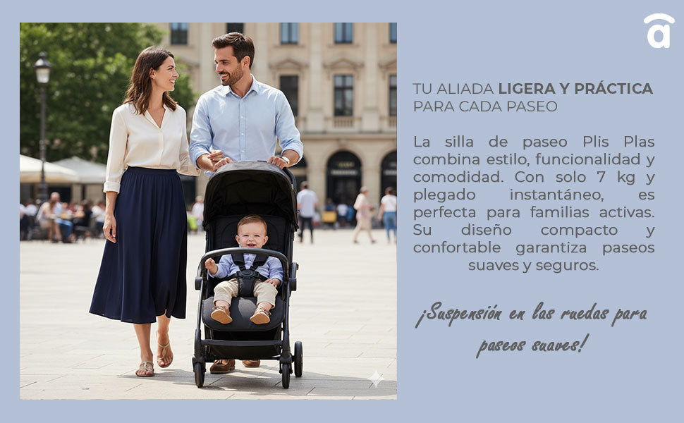 Banner 1 de Plis Plas black stroller