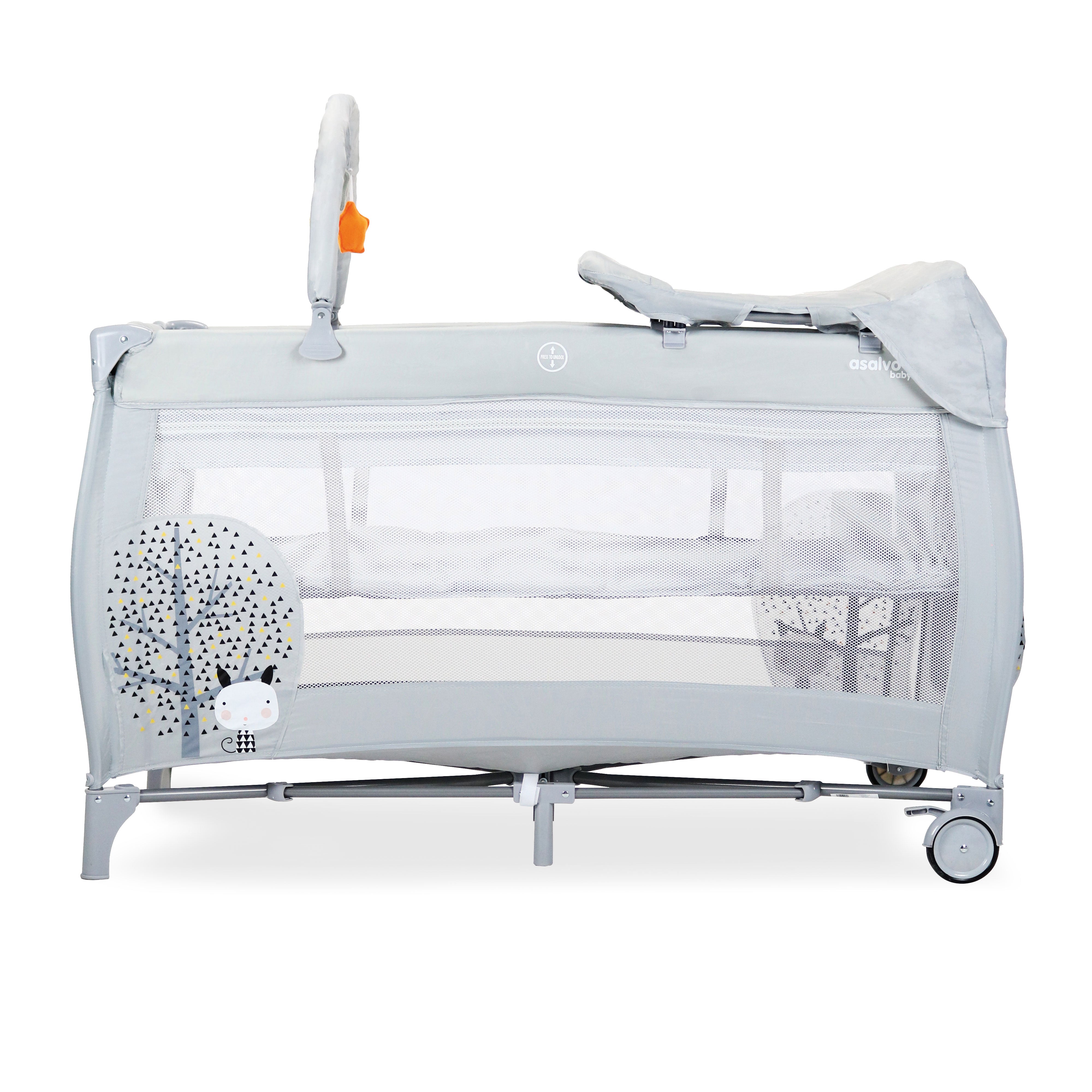 Berço de viagem nórdico completo 18