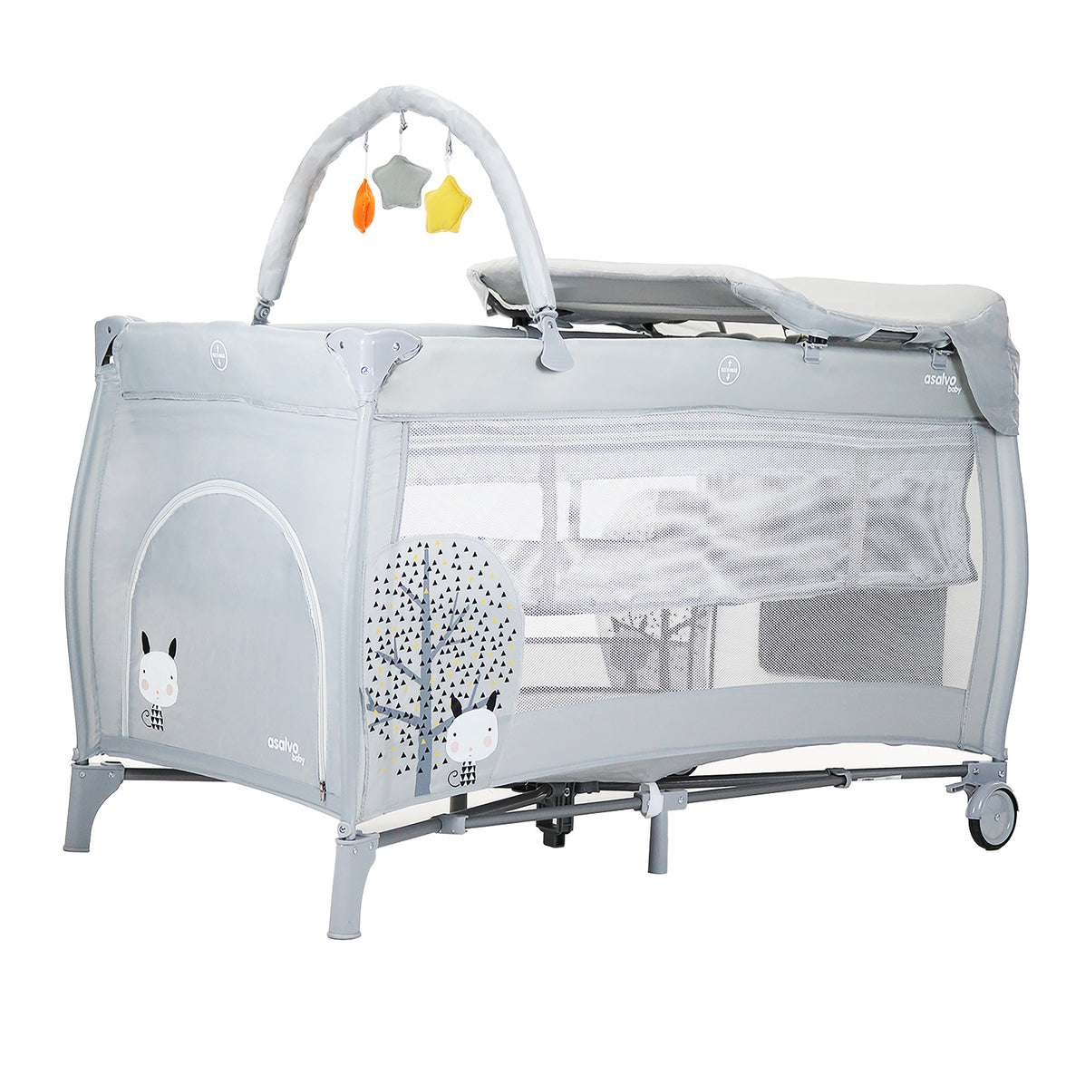 Berço de viagem nórdico completo 18