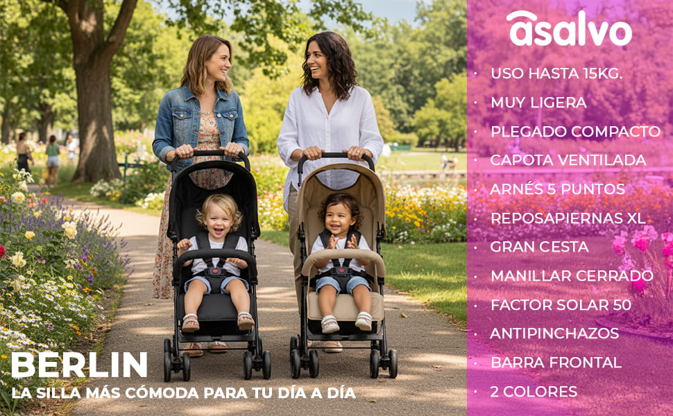 Banner 2 de Berlin black stroller