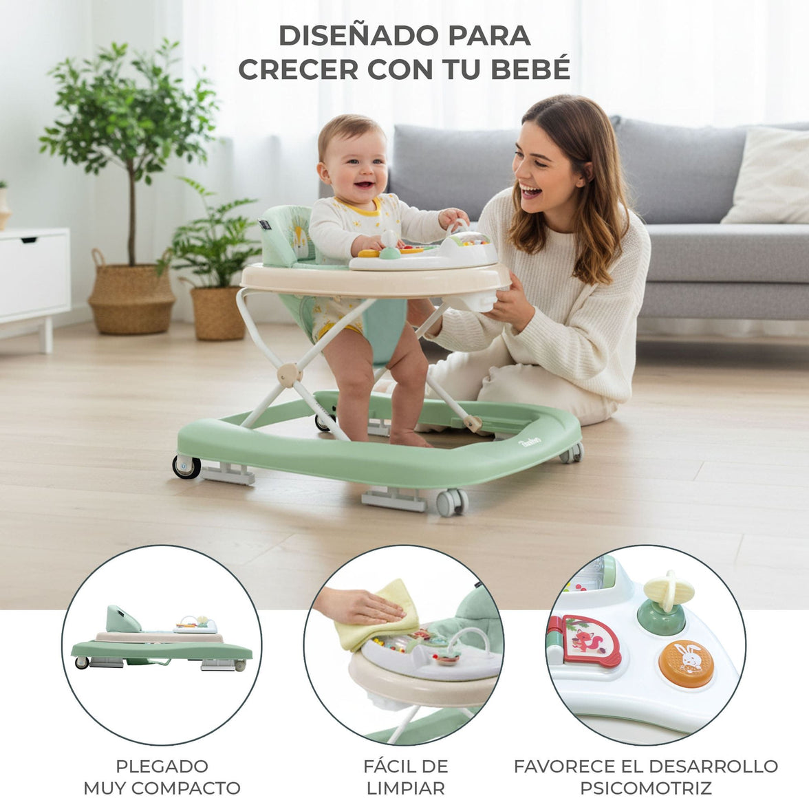 Walker - Pinchi gray ride-on