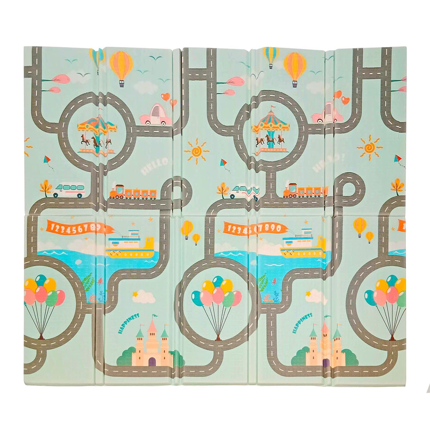 XXL Folding Play Mat 200 x 180cm Mundopark