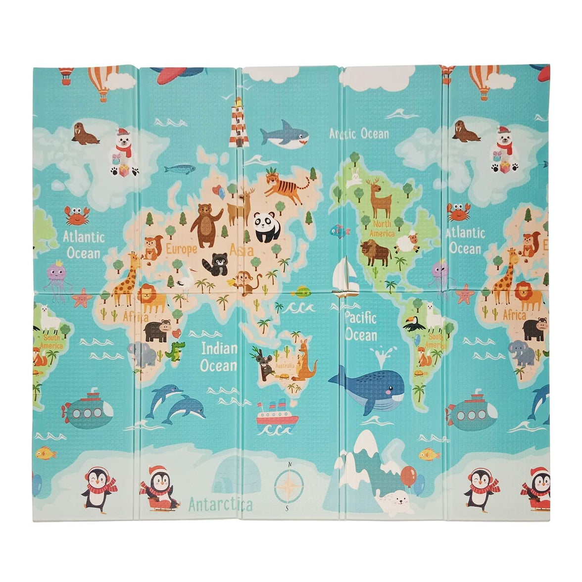 XXL Folding Play Mat 200 x 180cm Mundopark