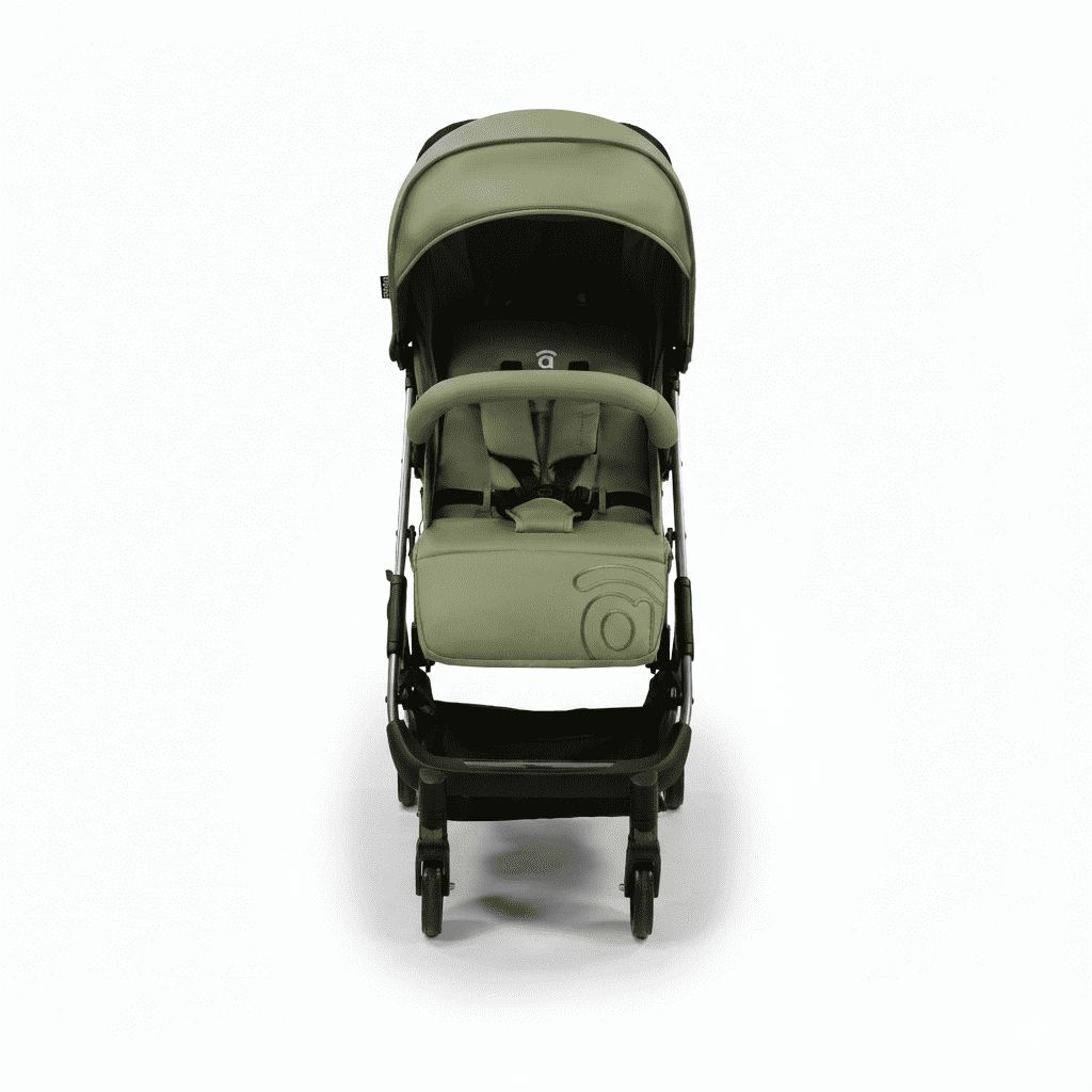 Amsterdam green stroller