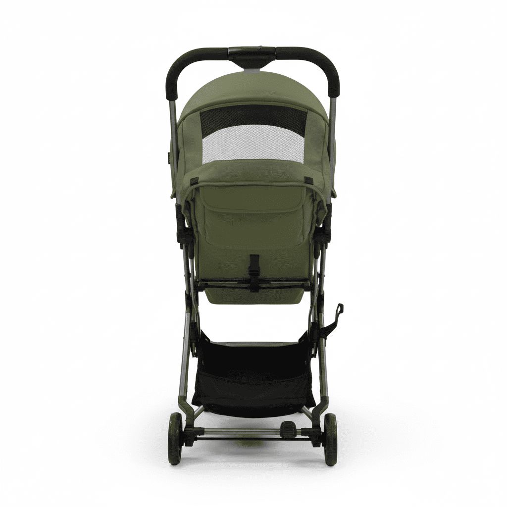 Amsterdam green stroller