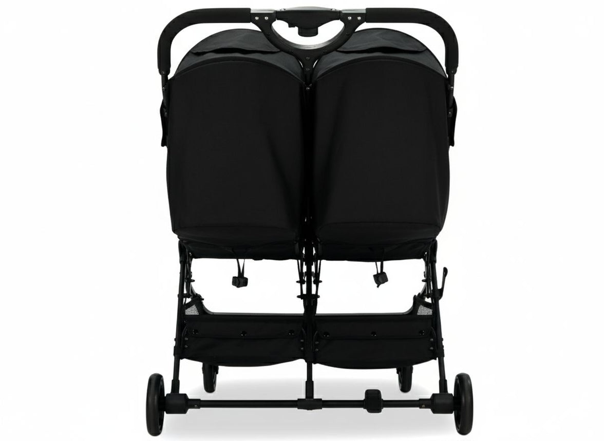 Black Henry Double Stroller