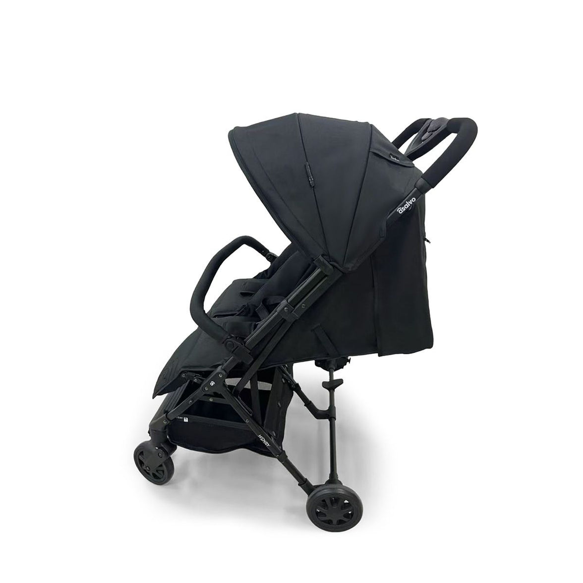Black Henry Double Stroller