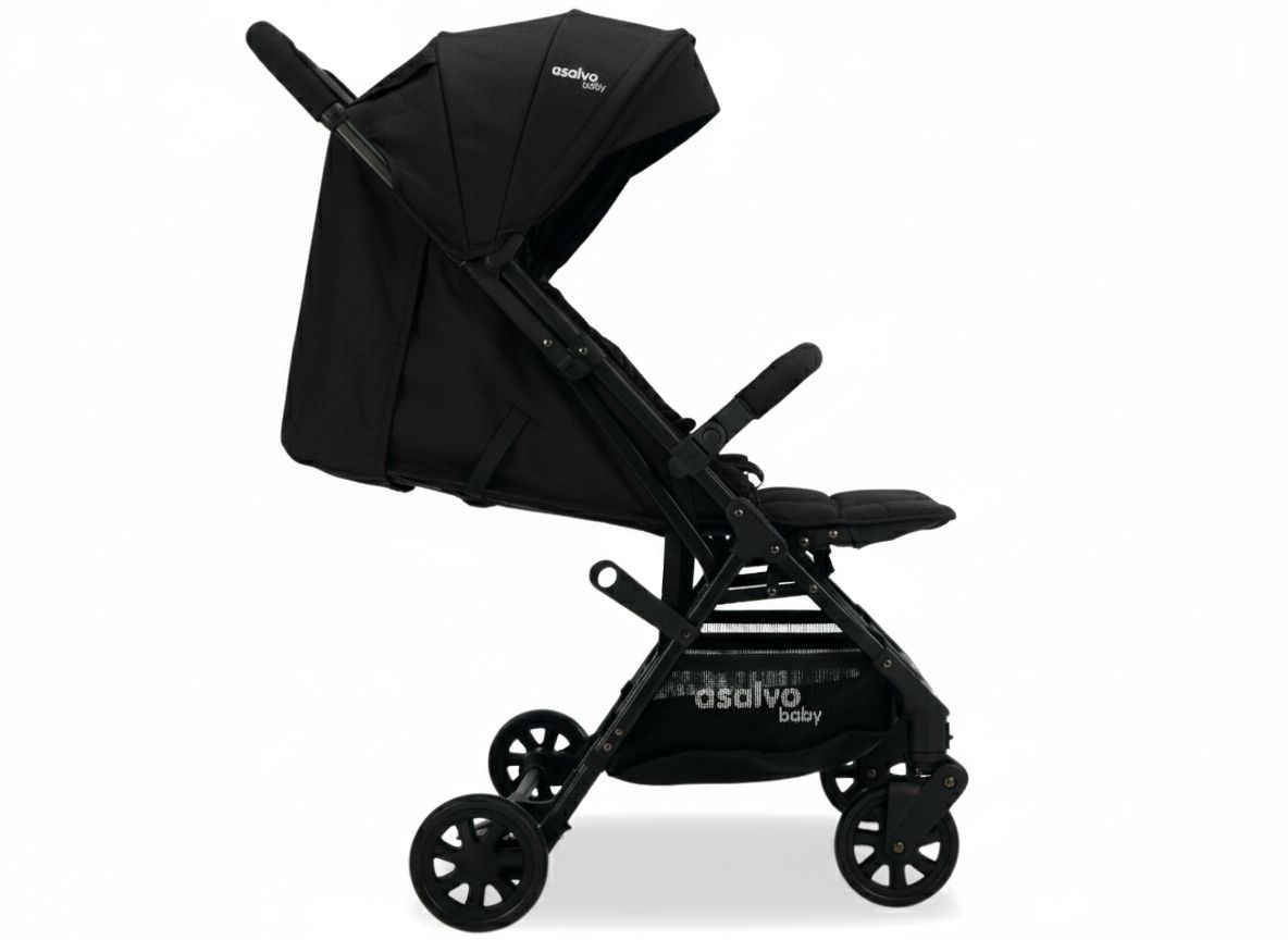 Black Henry Double Stroller