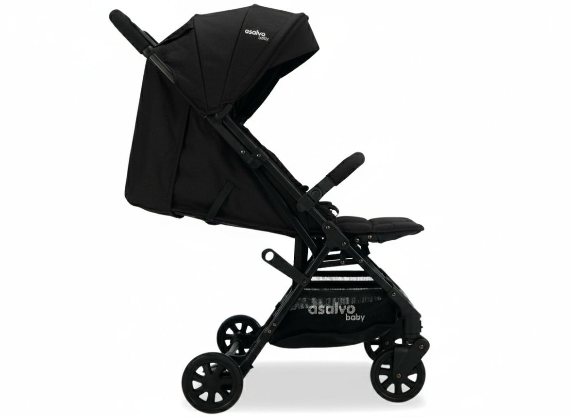 Black Henry Double Stroller
