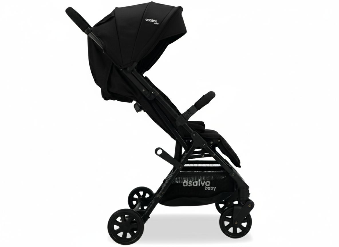Black Henry Double Stroller