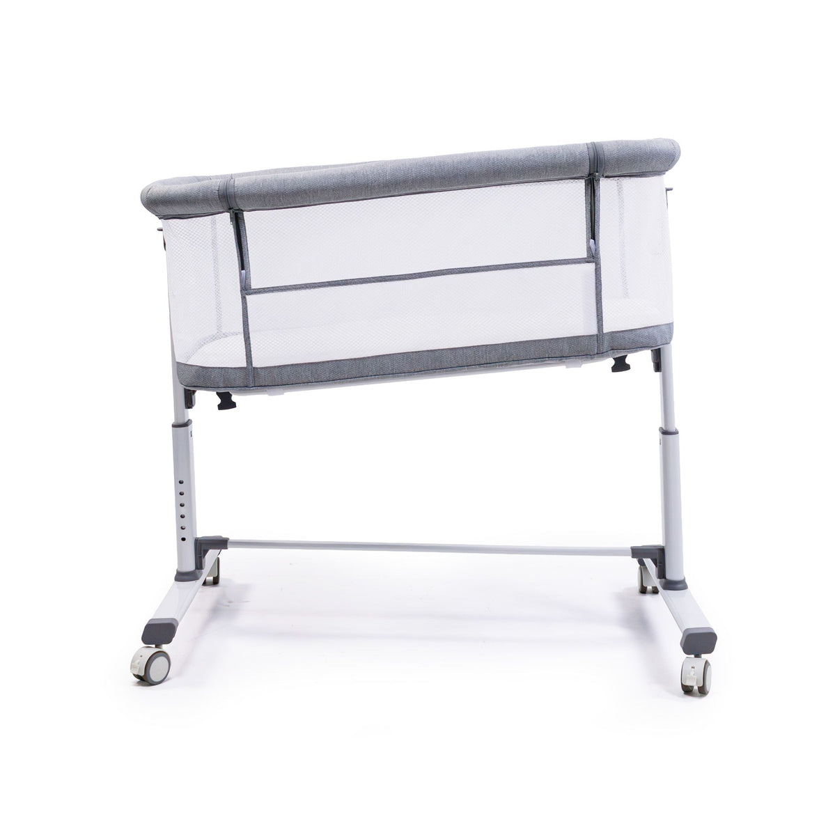 Sky gray co-sleeping mini crib