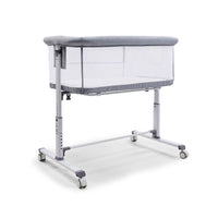 Sky gray co-sleeping mini crib