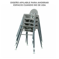 Basic Pro gray high chair