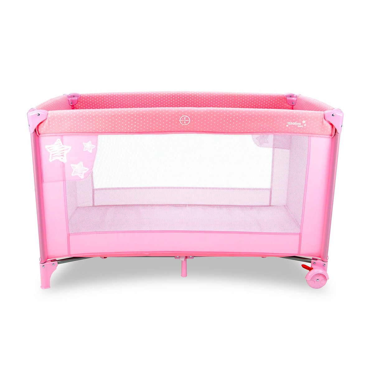 Balearic Stars Pink Travel Crib