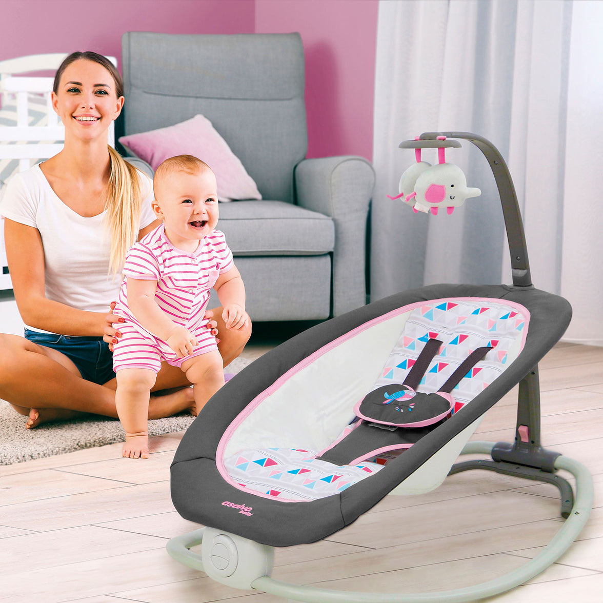 Pink Bird Fold Hammock