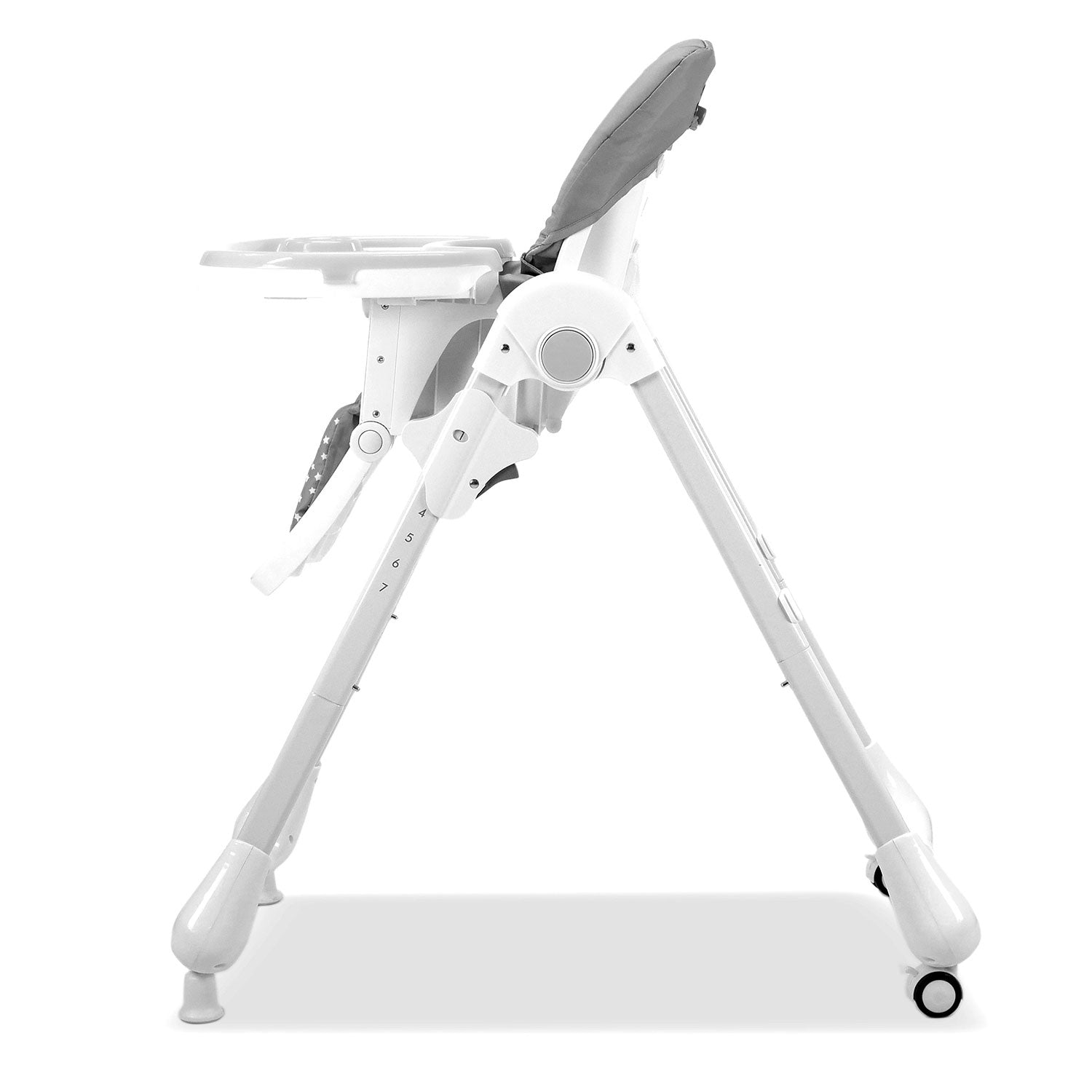 Gray Bunny Highchair with Wheels