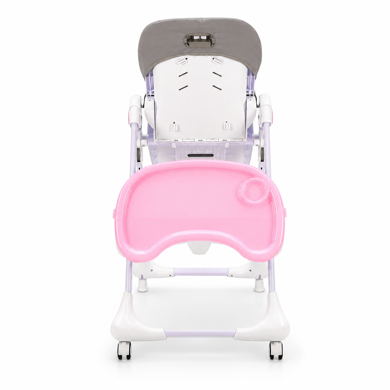 Cadeira alta Coelhinho Rosa com Rodas