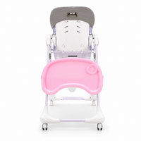 Cadeira alta Coelhinho Rosa com Rodas