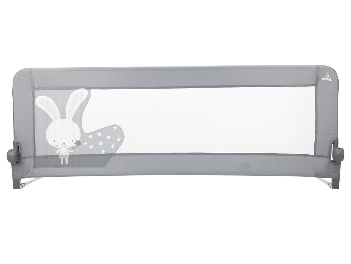 150cm 2-1 Bed Barrier for Nest or Standard Bed Gray Bunny
