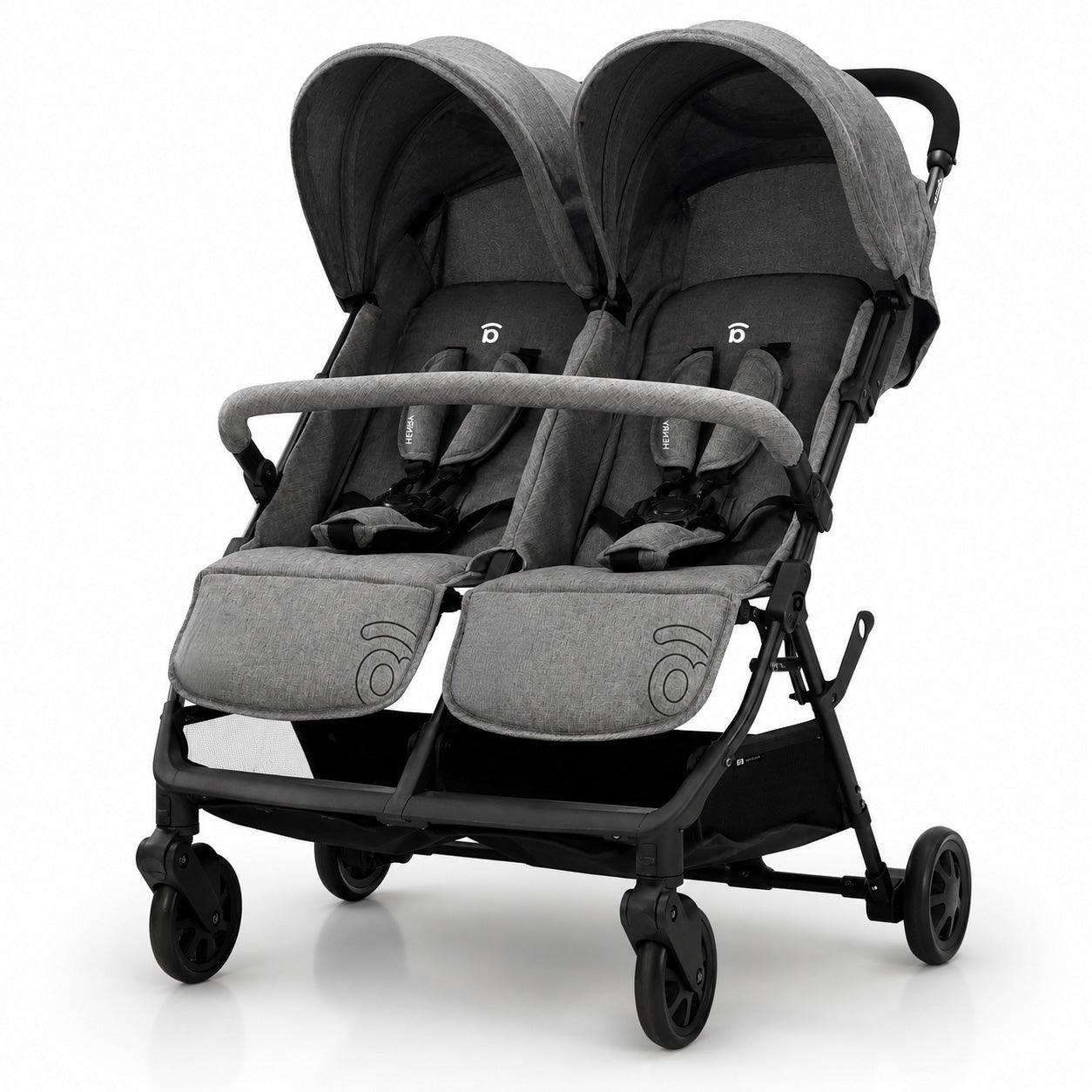 Henry Gray Double Stroller