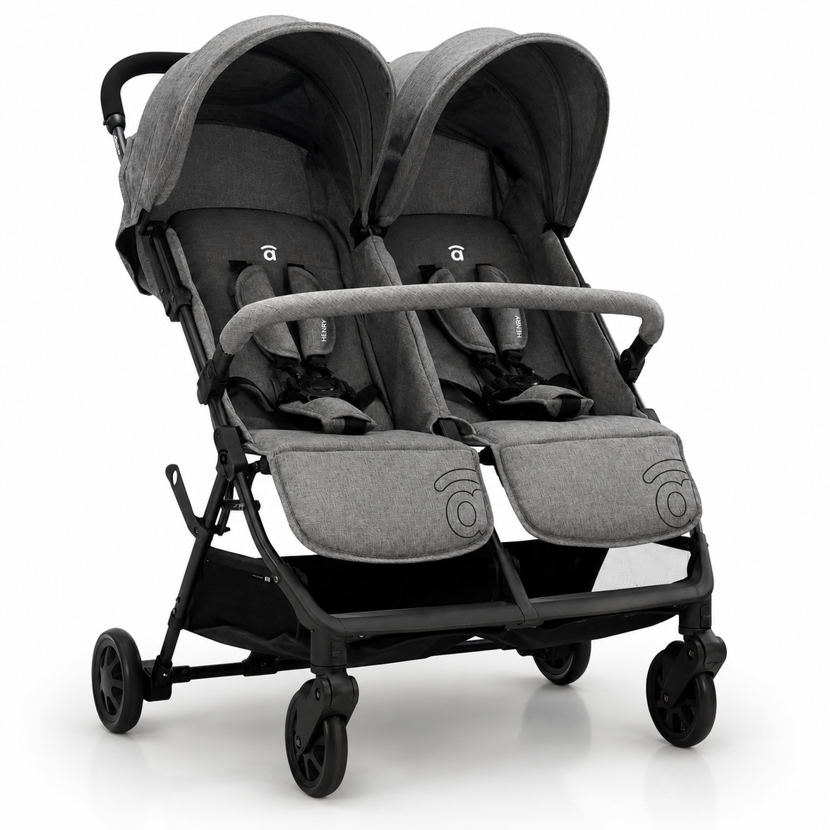 Henry Gray Double Stroller