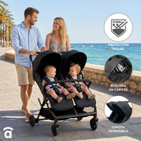 Carrinho Duplo Henry Preto