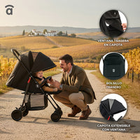 Carrinho de passeio preto nova