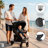 Silla de paseo América 3 negro
