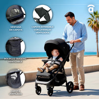 Poussette noire emblématique