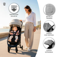Cotton 2 Gray Stroller