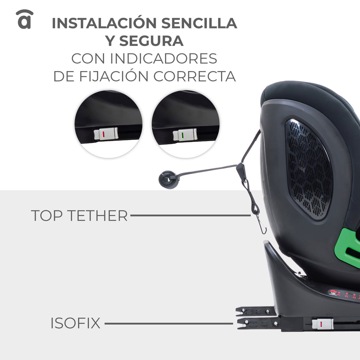 Silla de Auto Austen 3 Negra