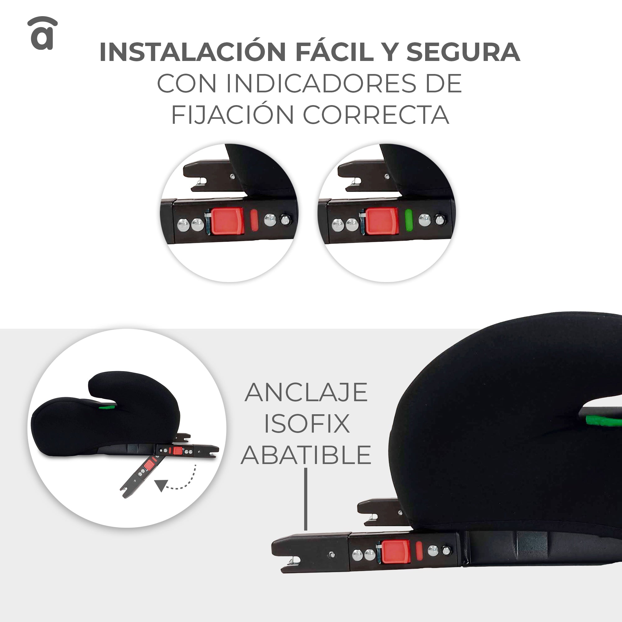 Silla de Auto CoreFix negro