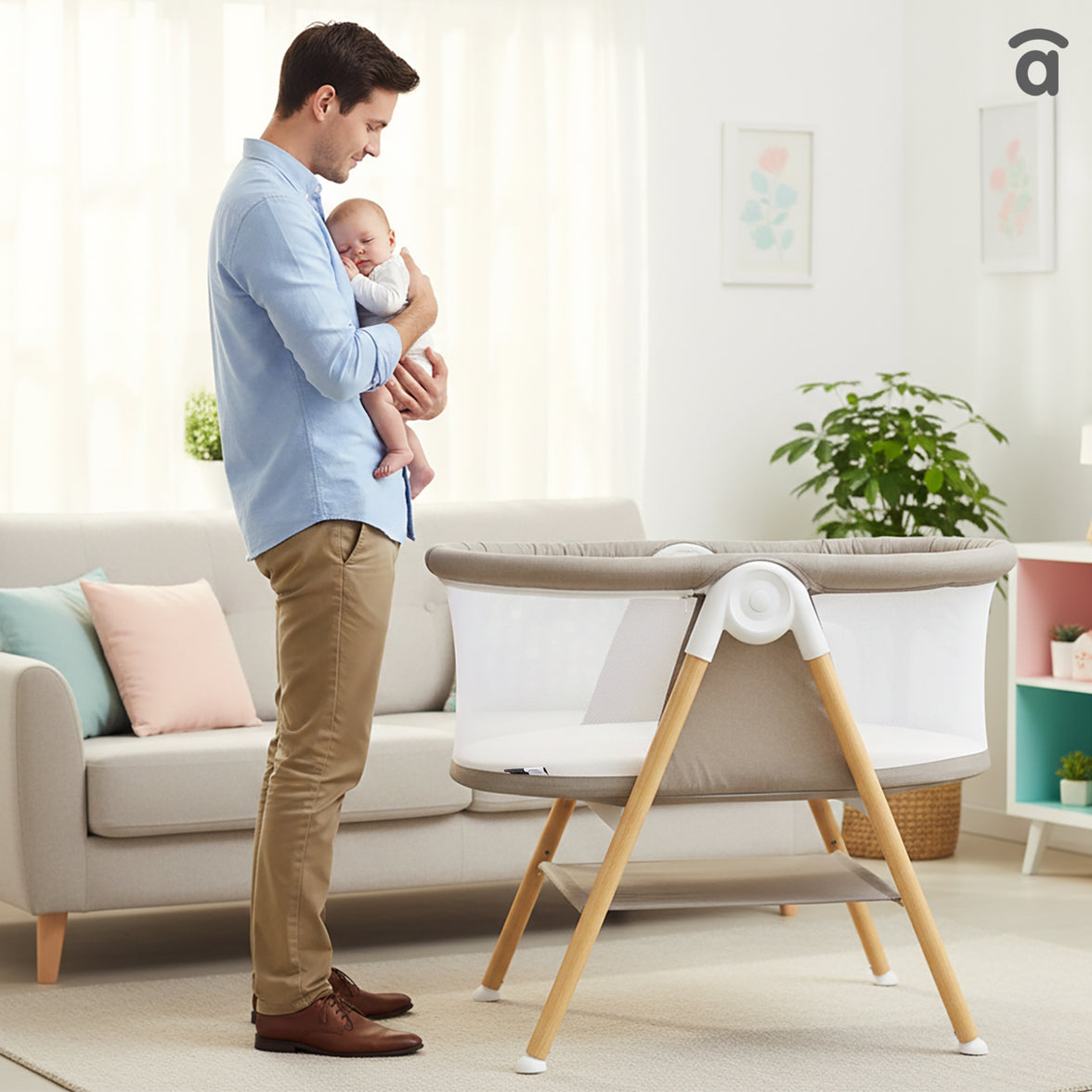 Mini Berço Nidus 2 Bege