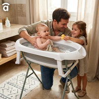 Banheira dobrável com pés e redutor Luigi