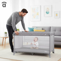 Balearic Travel Crib 2 gray