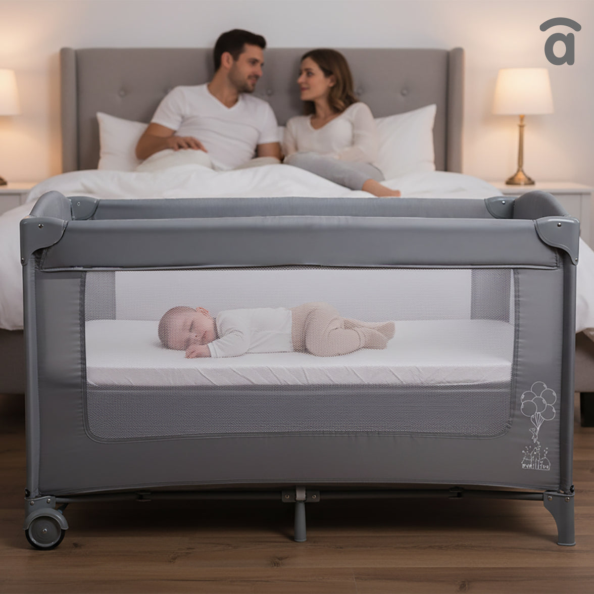 Lit de voyage cododo Together