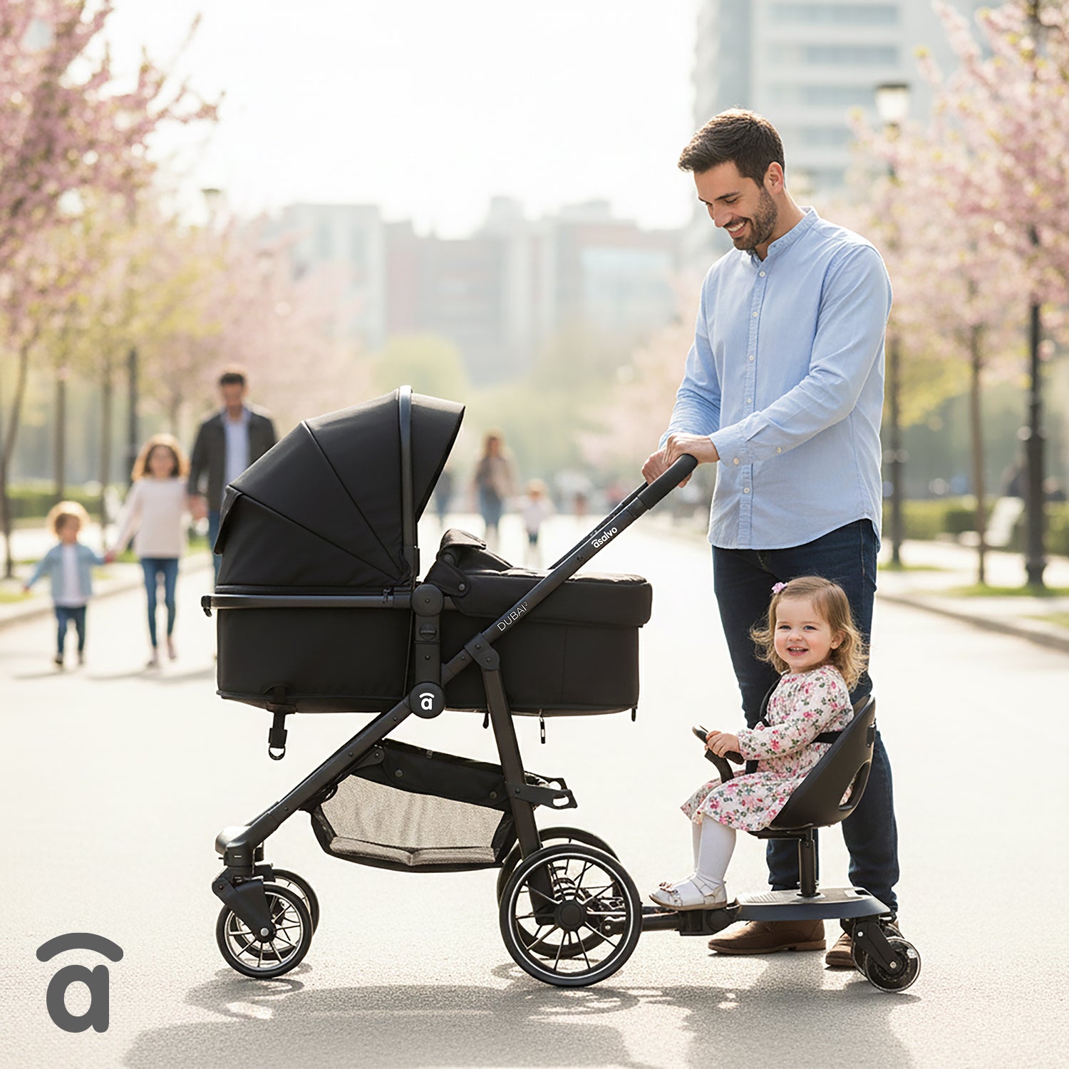 Scooter 2 em 1 para carrinho Go Seat