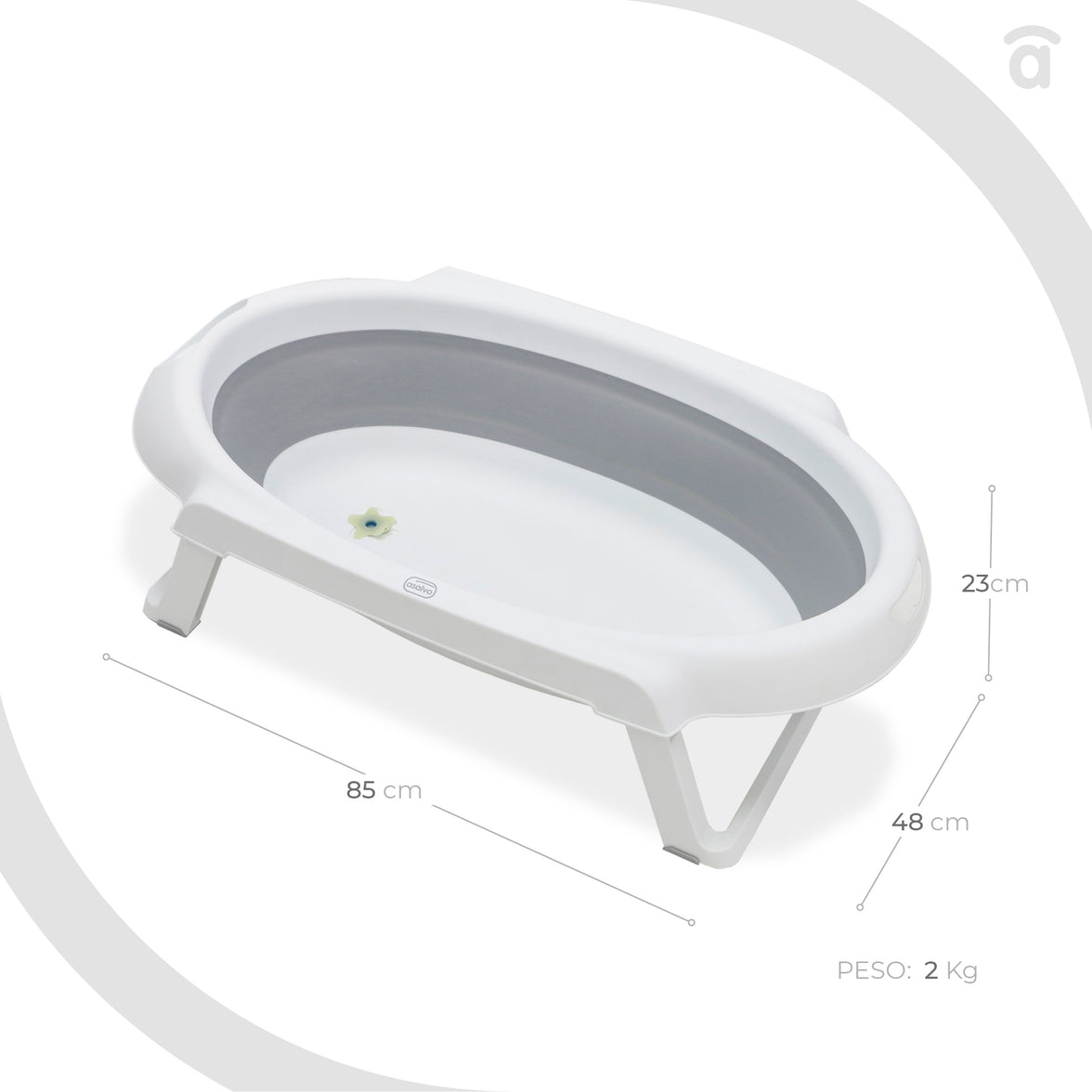 Baignoire pliante Curviflex