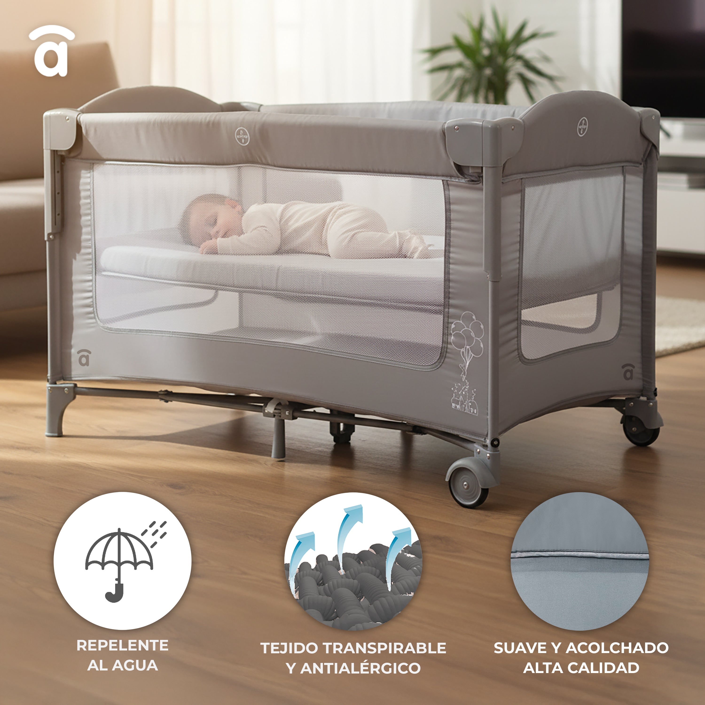 Lit de voyage cododo Together