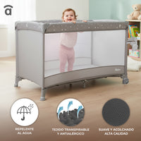 Balearic Travel Crib 2 gray