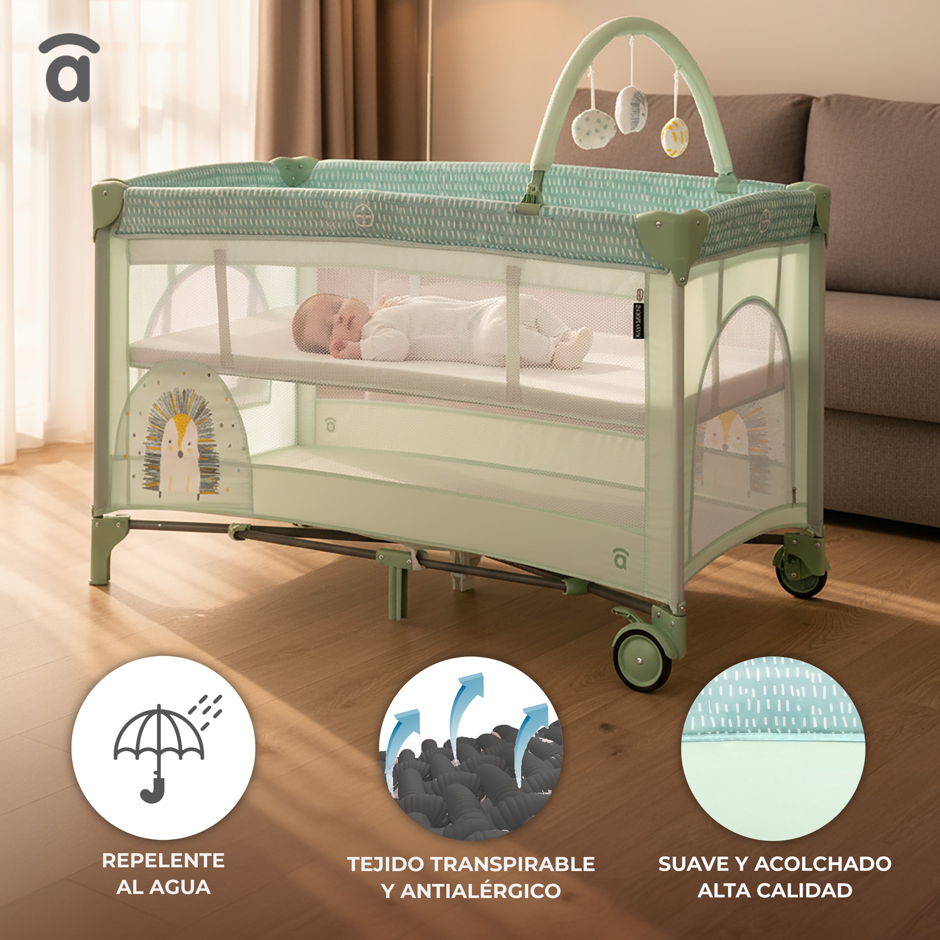 Berço de viagem Completet Duo Coruja