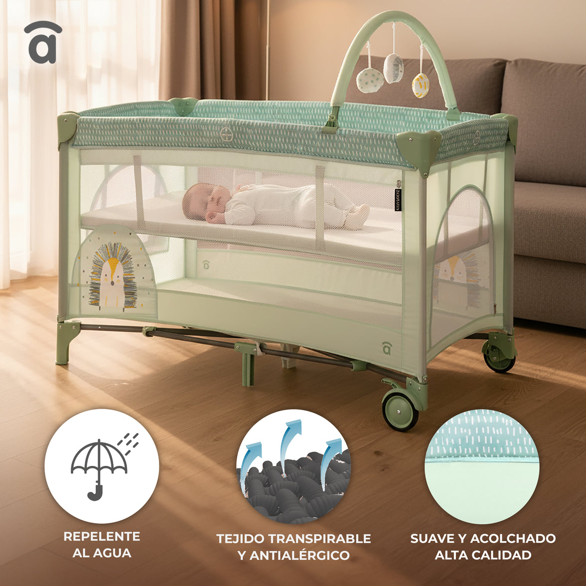 Berço de viagem Completet Duo Coruja