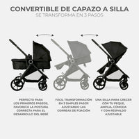 Black Happy Convertible Trio