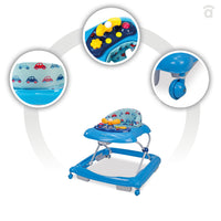 Blue Car Diver Walker