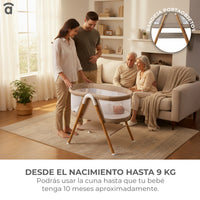 Nidus Beige Mini Crib