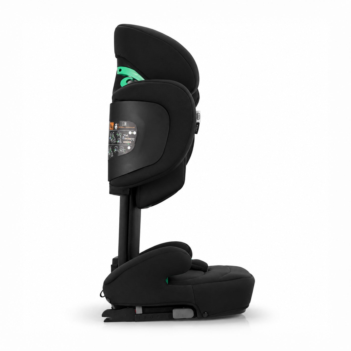 Assento de carro preto I-Size Poe Fix