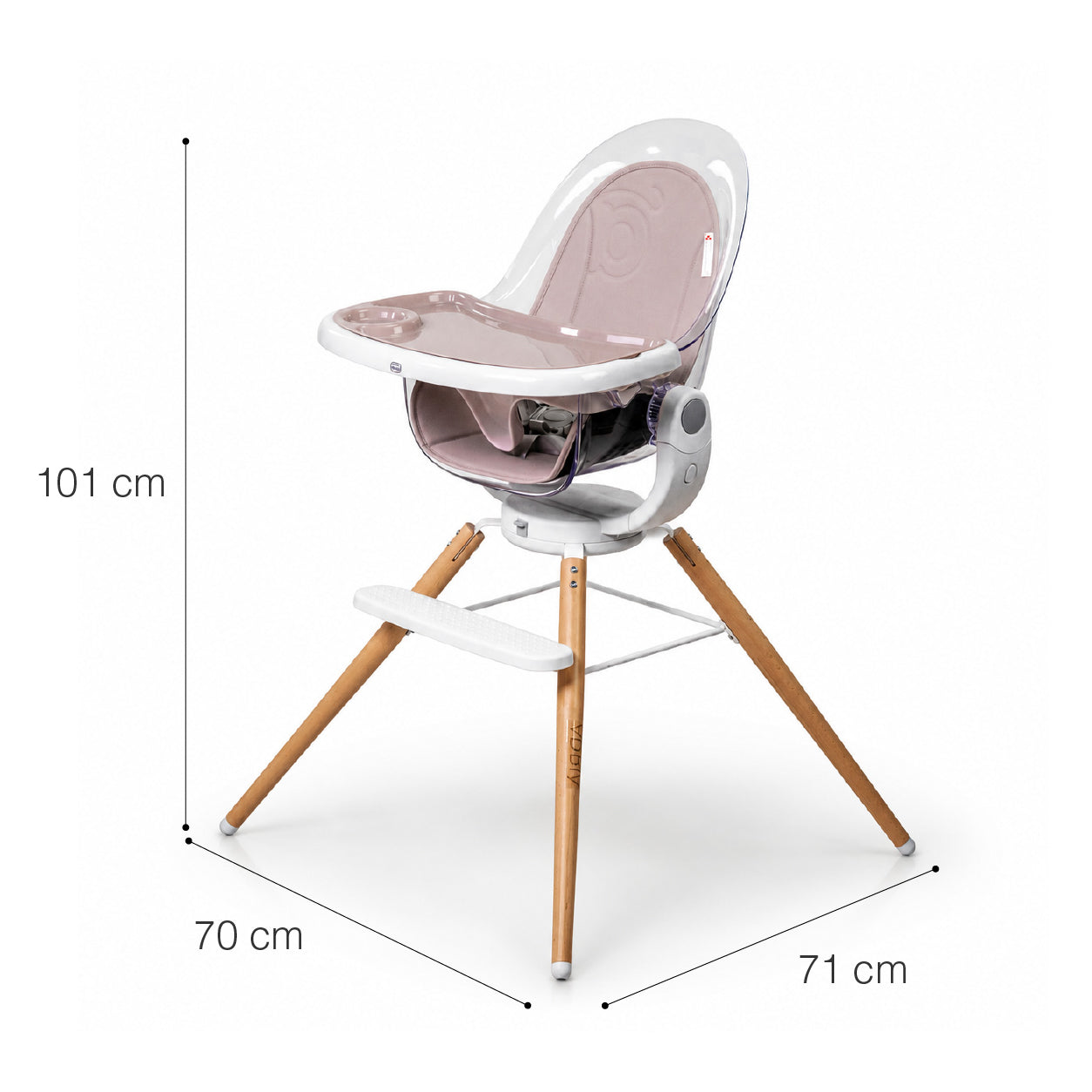 Adriá Wooden High Chair
