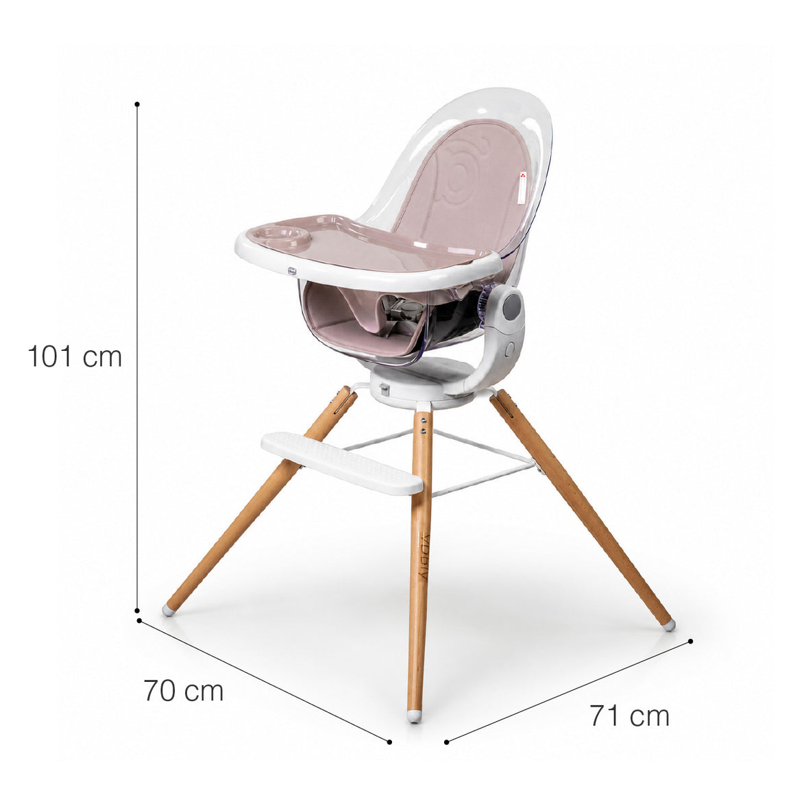 Adriá Wooden High Chair