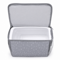 Trona de viaje - Bolso Hummus Estrellas Gris