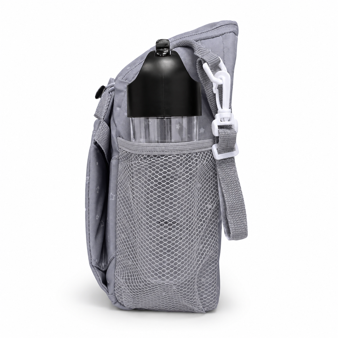 Trona de viaje - Bolso Hummus Estrellas Gris